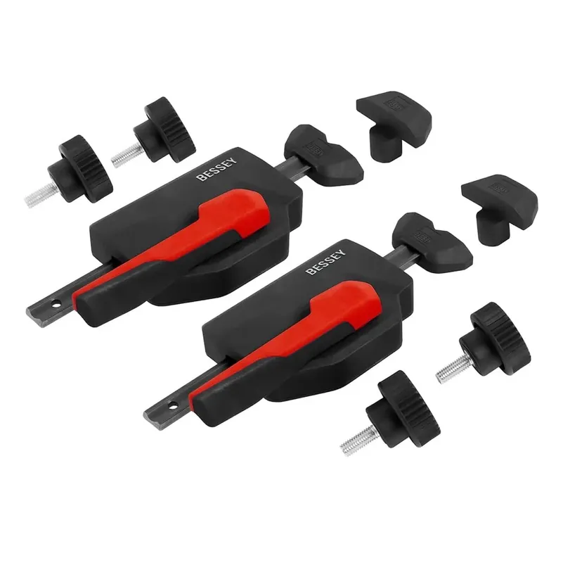 Letzte Chance Bessey WNS-SET-MFT Waagrecht Niederzugspanner für Multifunktionstische Spannkraft mit Lochdurchmesser 20 mm und Plattenstärke von min. 19 mm bis zu 750 N