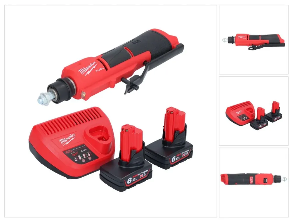 Aktuell Milwaukee M12 FTB-602 Akku Reifenaufrauer 12 V 7/16" Hex Brushless + 2x Akku + Ladegerät