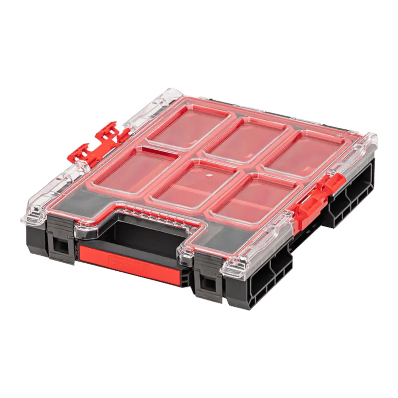 Qbrick System ONE Organizer M stapelbar 365 x 265 x 77 mm 2,5 l IP 66 mit 5 Inlays Sonderaktion