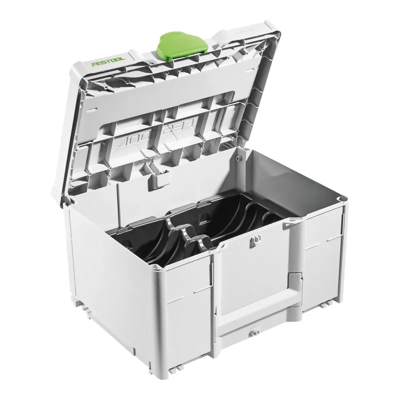 Ausverkauf Festool SYS-STF D150 Systainer Werkzeugkoffer 396 x 296 x 237 mm ( 576785 ) + Einlage für Schleifscheiben