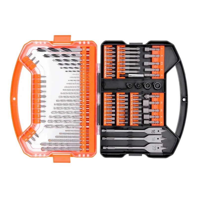 WellCut 101 tlg. Bit- und Bohrer Set in Koffer 1/4" Phillips / Pozidriv / Schlitz / Hex / Torx / Robertson / Holz-, Stahl- und Steinbohrer ( ‎WC-DB101U ) Online Kaufen