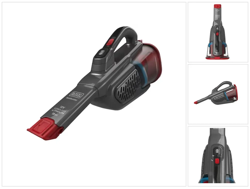 Markenprodukt Black & Decker BHHV315J Hand Staubsauger 12 Volt 2 Stufen mit integriertem Akku