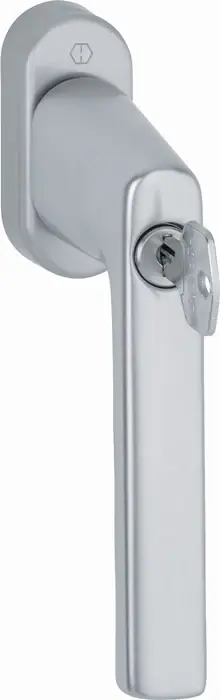 Direktkauf HOPPE Fenstergriff Hamburg 0700LS/U26 100NM Aluminium F1 Aluminium silberfarben ( 3000203155 )