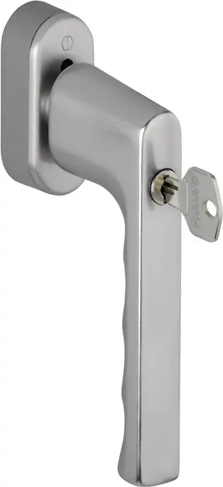 HOPPE Fenstergriff Hamburg 0700S/UD9020 Aluminium F9 / stahlfarben ( 3000203984 ) Direktkauf