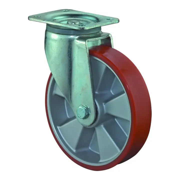 BS ROLLEN Schwerlastlenkrolle Rad-Ø 200 mm Tragfähigkeit 800 kg ( 3000275931 ) Highlight