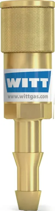WITT Schlauchkupplung SK 100-1, SK 100-2 Sauerstoff ( 1201712307 ) Neue Ware