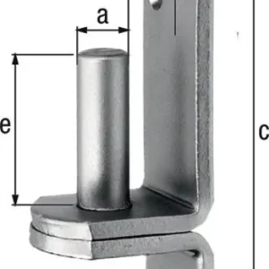 Neu Im Sortiment GAH Kloben auf Platte 13x10mm ( 3000200306 )