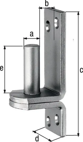 Neu Im Sortiment GAH Kloben auf Platte 13x10mm ( 3000200306 )
