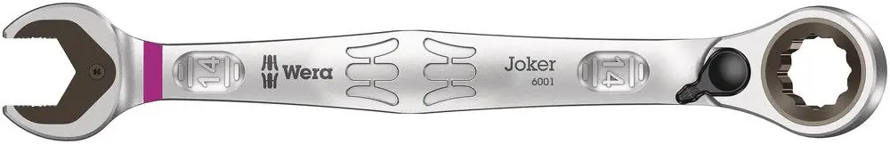Bestseller WERA Maulringratschenschlüssel Joker Schlüsselweite 14 mm Länge 187 mm ( 4000821825 )