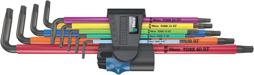 WERA Winkelschraubendrehersatz 967/9 TX XL HF 9-teilig T8 - T40 ( 4000825597 ) Finale Aktion