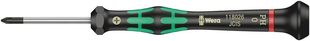 Angebot WERA Elektronik-Feinmechanik-Schraubendreher 2050 PH 0 Klingenlänge 40 mm ( 8000376330 )