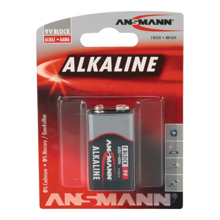 ANSMANN Batterie 9 V 6LP3146-E Block 550 mAh ( 4000901825 ) Abverkauf