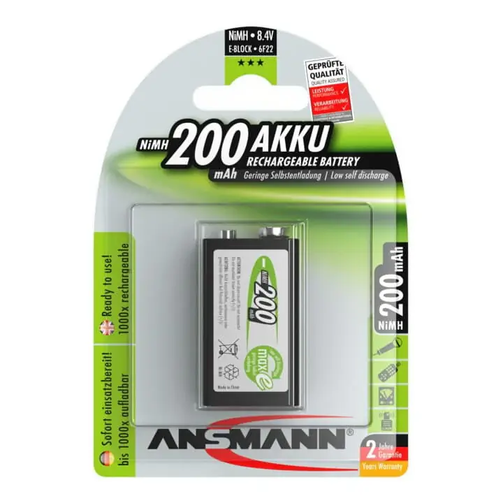 ANSMANN Akkuzelle maxE 8,4 V 200 mAh ( 4000876121 ) Online Kaufen