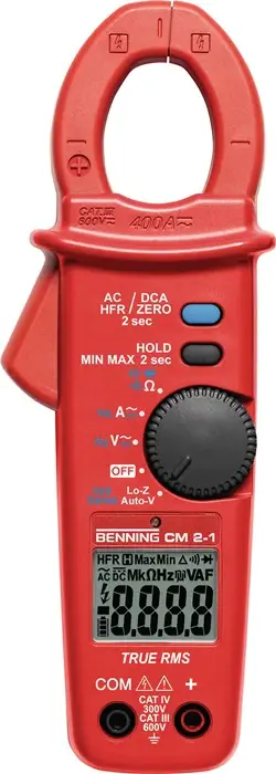 BENNING Stromzangenmultimeter CM 2-1 0,01 - 400 A ( 4000828956 ) Markenprodukt