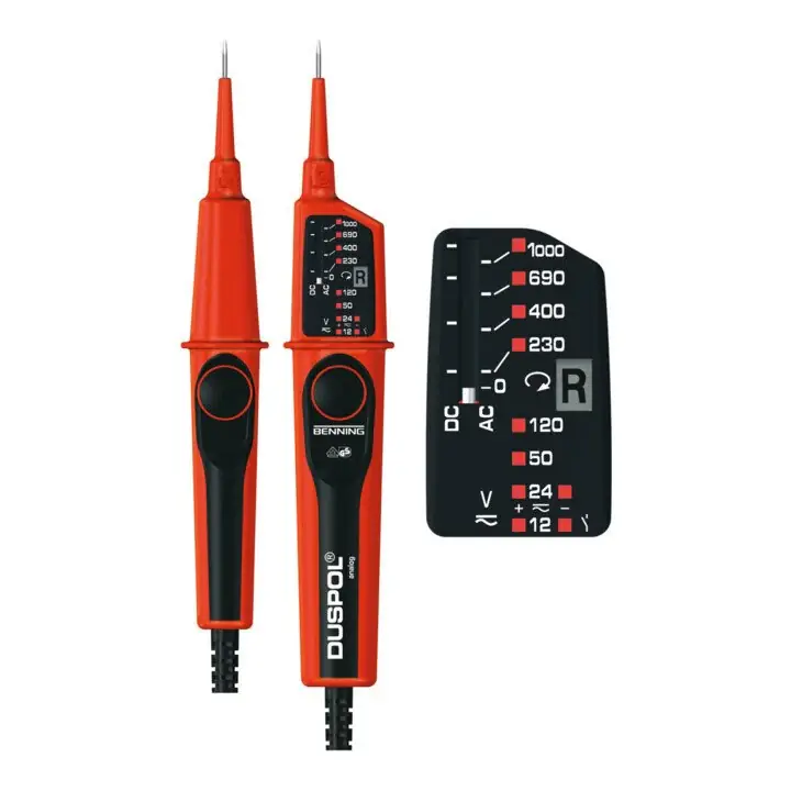 BENNING Spannungsprüfer DUSPOL® analog 12 - 1000 V AC/DC ( 4000828822 ) Preisknaller
