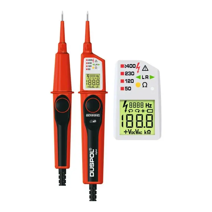 Neue Kollektion BENNING Spannungs-/Durchgangsprüfer DUSPOL® digital 1-1000 V AC/1-1200 V DC ( 4000828830 )