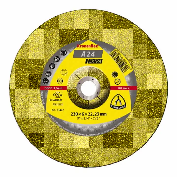 Wochenendangebot KLINGSPOR Schruppscheibe A 24 Extra D230xS6mm ( 4000841476 )