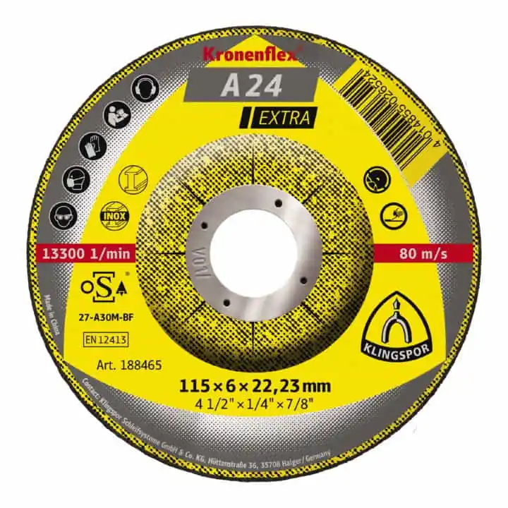 Sofort Bestellen KLINGSPOR Schruppscheibe A 24 Extra D230xS8mm ( 4000843448 )