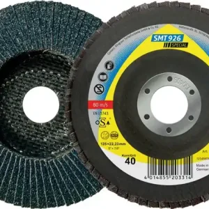 KLINGSPOR Fächerscheibe SMT 926 Special Ø 115 mm Körnung 40 6° gewölbt ( 8000352212 ) Zertifiziert