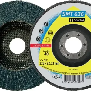 Super-Preis KLINGSPOR Fächerscheibe SMT 626 Supra Ø 180 mm Körnung 80 6° konisch ( 8000351668 )