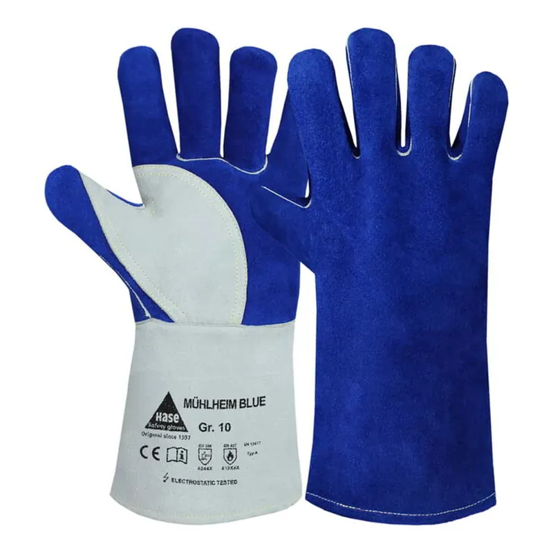 HASE Schweißerhandschuhe Mühlheim Blue Größe 12 blau/grau ( 8000606295 ) Neue Ware