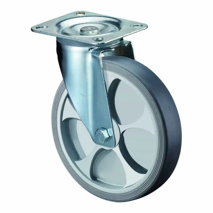Sonderaktion BS ROLLEN Lenkrolle Rad-Ø 80 mm Tragfähigkeit 100 kg ( 3000275585 )