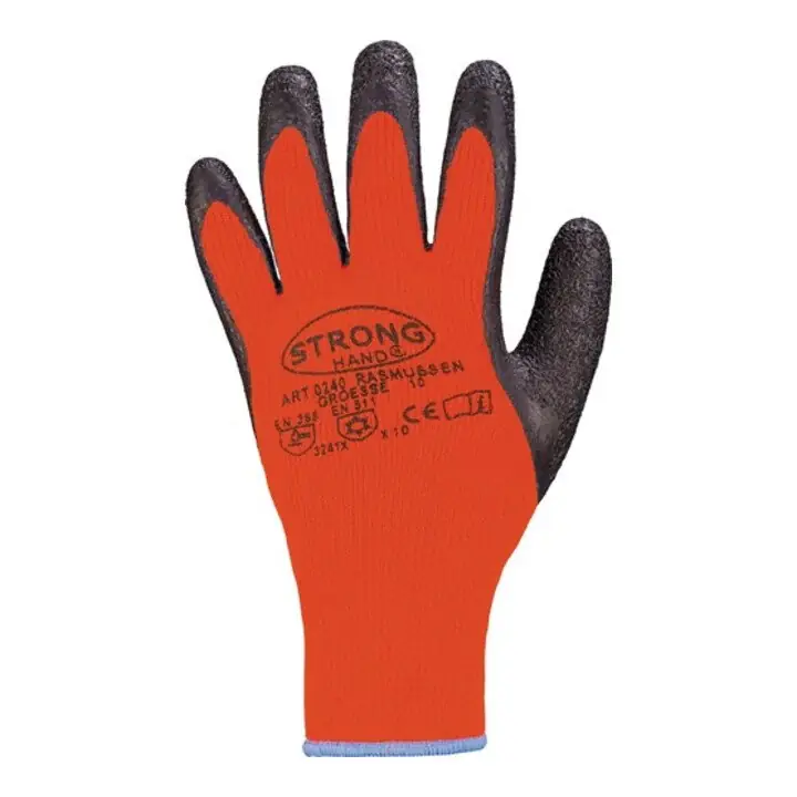 STRONGHAND Kälteschutzhandschuhe Rasmussen Größe 10 orange/schwarz ( 4000371816 ) Kracherpreis