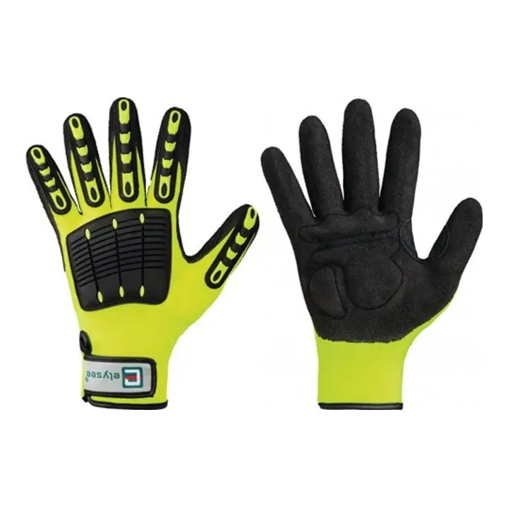 Neue Kollektion ELYSEE Handschuhe Resistant Größe 9 leuchtend gelb/schwarz ( 4000371182 )
