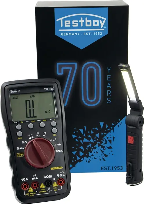 Meistverkauft TESTBOY Multimeter TB 316 BLACK EDITION 600 mV - 600 V AC, 600 mV - 600 V DC ( 4000802076 )