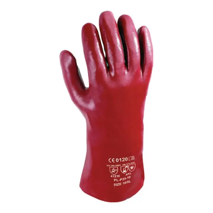 Zertifiziert ASATEX Chemikalienhandschuhe Pirat Größe 10 rotbraun ( 4000371279 )