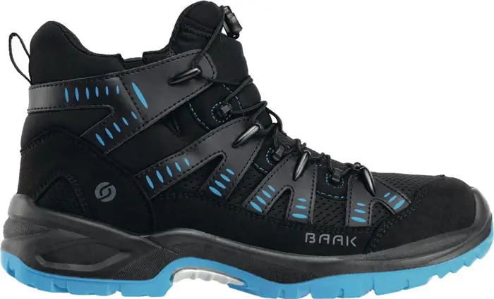 BAAK Sicherheitsstiefel Hudson Größe 41 schwarz/blau ( 8002360405 ) Kracherpreis