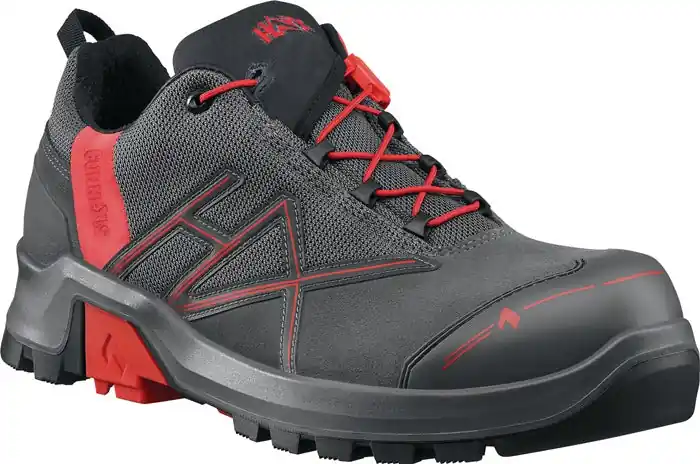 HAIX Sicherheitsschuh Connexis® GTX low Größe 8 (42) grau/rot ( 4721000562 ) Neu Im Sortiment
