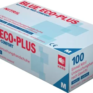 Solange Der Vorrat Reicht AMPRI Einweghandschuhe Blue Eco Plus Größe M blau ( 4000371520 )