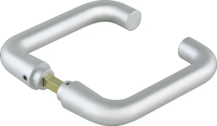 DORMA-GLAS Glastürdrückerpaar Rundform Leichtmetall silber eloxiert ( 3000254517 ) Knallerangebot