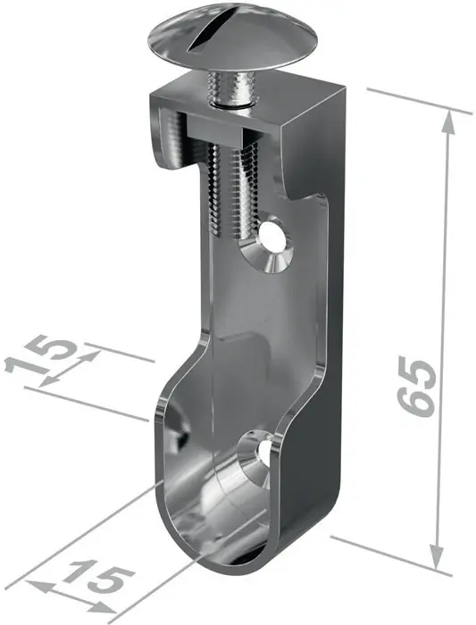 PG Schrankrohrlager 11118 Zinkdruckguss vernickelt ( 3000282762 ) Expressversand