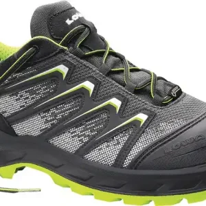 Geprüft LOWA Sicherheitsschuh Larrox Work GTX grey Lo Größe 45 grau/grün ( 8000468870 )