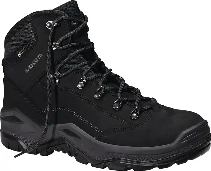 Wochenendangebot LOWA Sicherheitsstiefel Renegade Work GTX black Mid Größe 46 schwarz/schwarz ( 8000469135 )
