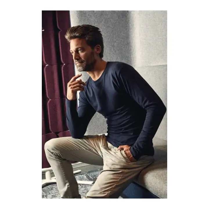 PROMODORO Langarm-T-Shirt Men’s Premium Größe XXL ( 4000379573 ) Beliebt