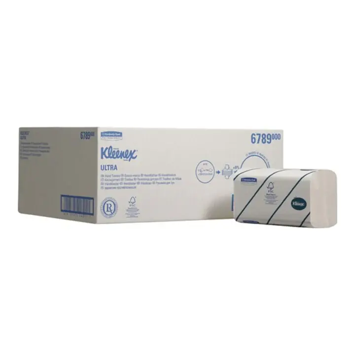 KLEENEX Handtuch 6789 2-lagig, geprägt hochweiß ( 9000474312 ) Preiswert