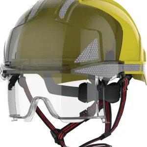 Ausverkauf JSP Industriekletterhelm EVO® VISTAlens® Dualswitch™ gelb/rauch ( 4000370819 )