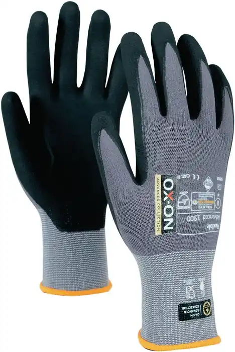 OX-ON Handschuhe Flexible Advanced 1900 Größe 10 schwarz/hellgrau ( 4000391381 ) Neu