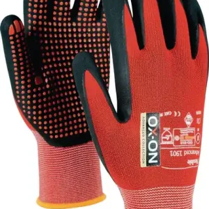 OX-ON Handschuhe Flexible Advanced 1901 Größe 9 schwarz/rot ( 4000391343 ) Meistverkauft