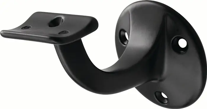 Schnäppchen HERMETA Handlaufträger 3505 Aluminium kunststoffbeschichtet schwarz ( 3000283333 )