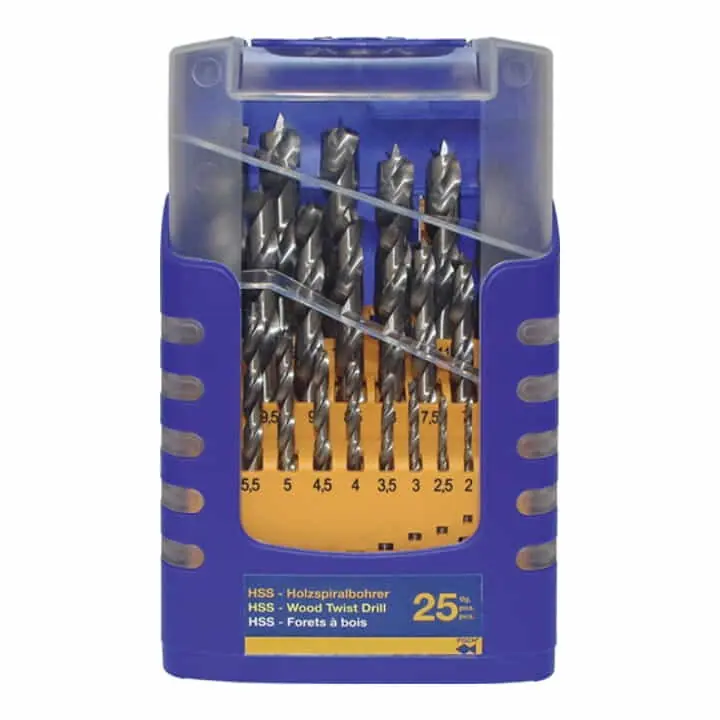 Abverkauf FISCH-TOOLS Holzspiralbohrersatz 013G 25-teilig ( 4000863170 )