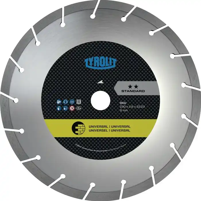 Nur Für Kurze Zeit TYROLIT Diamanttrennscheibe DCU Standard Ø 125 mm Bohrung 22,23 mm ( 4000845043 )