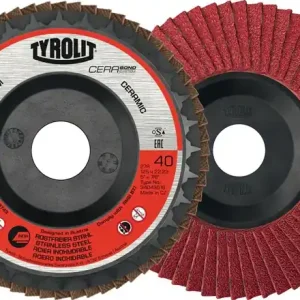 Markenware TYROLIT Fächerscheibe CERABOND Ø 125 mm Körnung 60 flach ( 4000845247 )