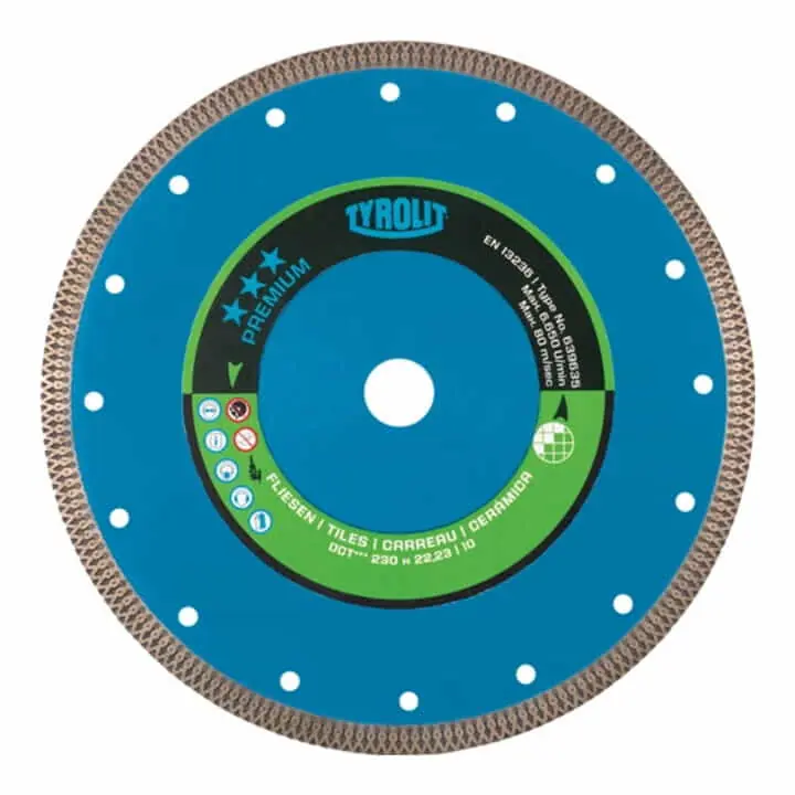 TYROLIT Diamanttrennscheibe Premium Ø 125 mm Bohrung 22,23 mm ( 4000845249 ) Preisreduziert