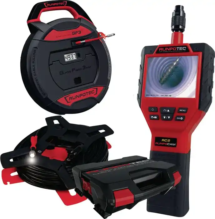 Neue Kollektion RUNPOTEC Rohrkamera RUNPOCAM RC2 Kabellänge 30 m ( 4000818699 )