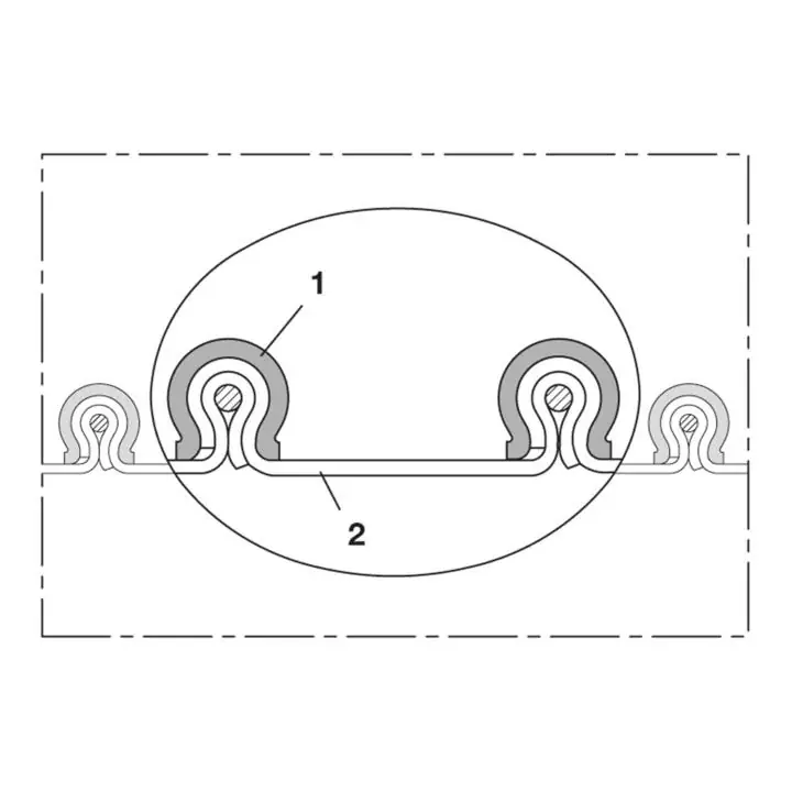 Neue Ware NORRES Absaug- und Gebläseschlauch CP ARAMID 461 140 mm 152,00 mm ( 4501403425 )
