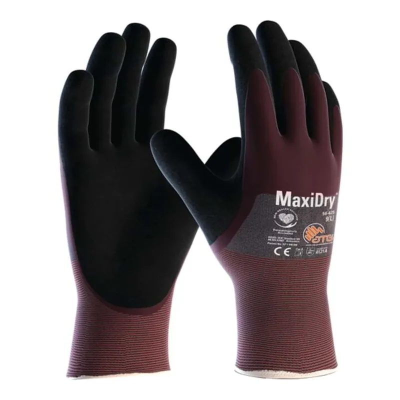 Preiswert ATG Handschuhe MaxiDry® 56-425 Größe 8 violett/schwarz ( 4702000161 )